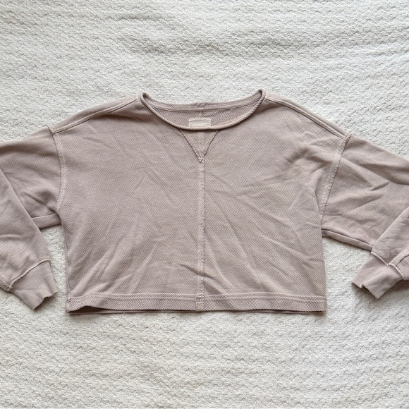 aerie Tops - Aerie Women’s Size Small Cropped Long Sleeve Top